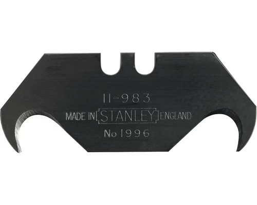 STANLEY Reservemessen Haaks 1996 Voor Schuif- En Vast Mes, 5 Stuks 3 STANLEY Reservemessen Haaks 1996 Voor Schuif- En Vast Mes, 5 Stuks