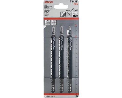 BOSCH Decoupeerzaagblad T 344 D 3 Per Pak 4 BOSCH Decoupeerzaagblad T 344 D 3 Per Pak - Afbeelding 2