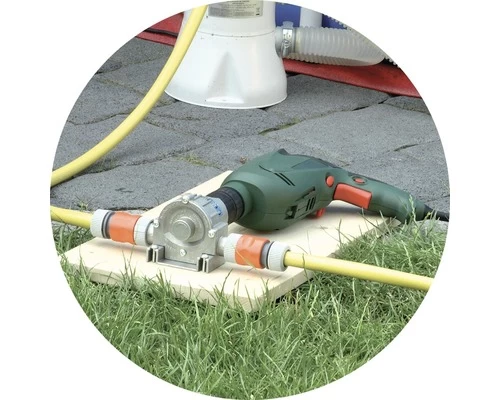 WOLFCRAFT Boormachinepomp 3/4" Metaal, Capaciteit 3000 L/h 4 WOLFCRAFT Boormachinepomp 3/4" Metaal, Capaciteit 3000 L/h - Afbeelding 2