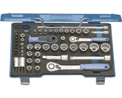 GEDORE Dopsleutelset D 30 TX20 U-20 3/8" + 1/4", 50-delig