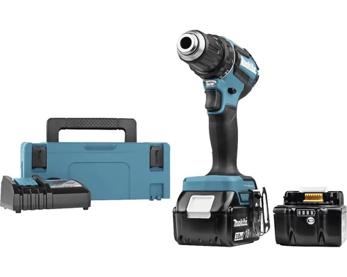 MAKITA Accu Schroefboormachine DDF485RFJ (incl. 2 Accu's, Lader En Mbox) 3 MAKITA Accu Schroefboormachine DDF485RFJ (incl. 2 Accu's, Lader En Mbox)