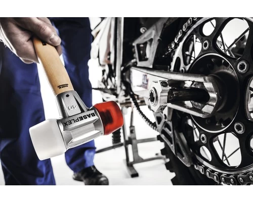 HALDER Kunststof Hamer Baseplex Ø 40 Mm Nylon-cellulose Acetaat (zinken Behuizing) 4 HALDER Kunststof Hamer Baseplex Ø 40 Mm Nylon-cellulose Acetaat (zinken Behuizing) - Afbeelding 2