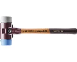 HALDER Kunststof Hamer Simplex Ø 60 Mm TPE Soft-TPE Mid (stalen Behuizing)