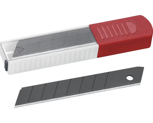 RAUTNER Reserve-afbreekmessen Zwart 10-pack 18 Mm 3 RAUTNER Reserve-afbreekmessen Zwart 10-pack 18 Mm