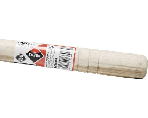 RUBI Rubber Hamer Rond 500 Gram Wit 5 RUBI Rubber Hamer Rond 500 Gram Wit - Afbeelding 3