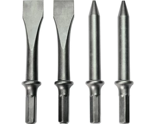 STANLEY Beitelset Voor Persluchtgereedschap, 4-delig 3 STANLEY Beitelset Voor Persluchtgereedschap, 4-delig