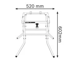 BOSCH Professional Zaagtafel GTA 600 (voor Tafelzaag GTS 10 J) -Elektrisch Gereedschap Winkel DV 8 6233037 04 4c DE 20210222010613
