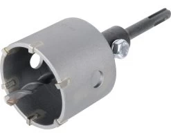 WOLFCRAFT Holle Boorkroon HM Ø 76 Mm Met Spandoorn SDS-plus