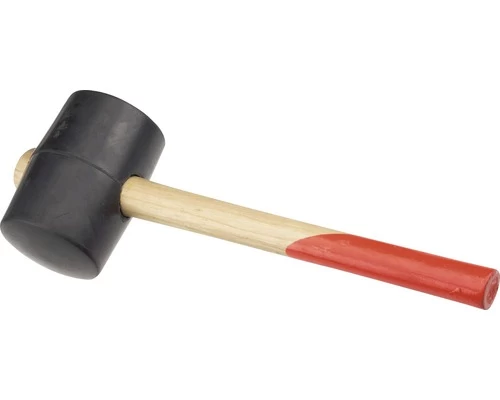 RUTHE Rubberen Hamer Zwart Maat 2 3 RUTHE Rubberen Hamer Zwart Maat 2