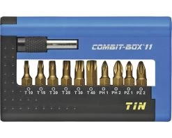 WITTE Bitset Titan Combi Box Torx/PH/PZ, 11-delig