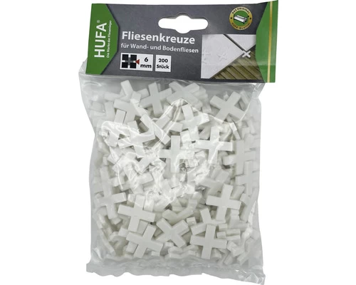 HUFA Voegkruisjes Wit 6 Mm 200 Stuks 4 HUFA Voegkruisjes Wit 6 Mm 200 Stuks - Afbeelding 2